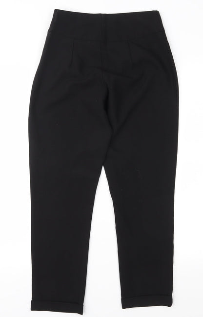 Womens UK Size 6 PRETTYLITTLETHING Regular Fit  Black Trousers