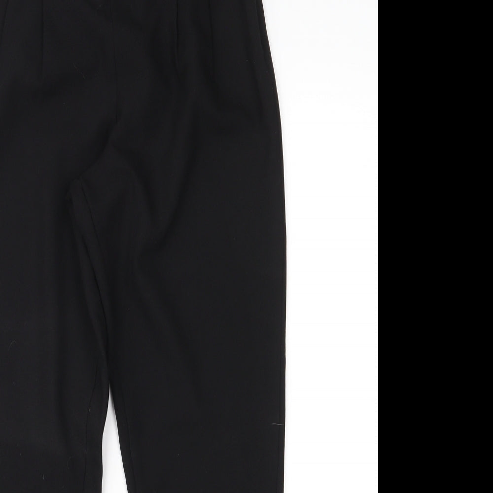 Womens UK Size 6 PRETTYLITTLETHING Regular Fit  Black Trousers