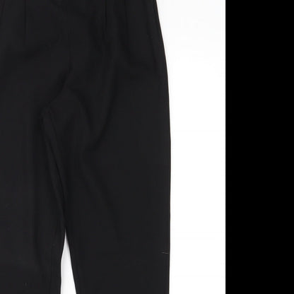 Womens UK Size 6 PRETTYLITTLETHING Regular Fit  Black Trousers