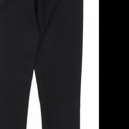 Womens UK Size 6 PRETTYLITTLETHING Regular Fit  Black Trousers