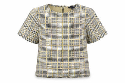 Womens UK Size 10 New Look Yellow Basic Blouse
