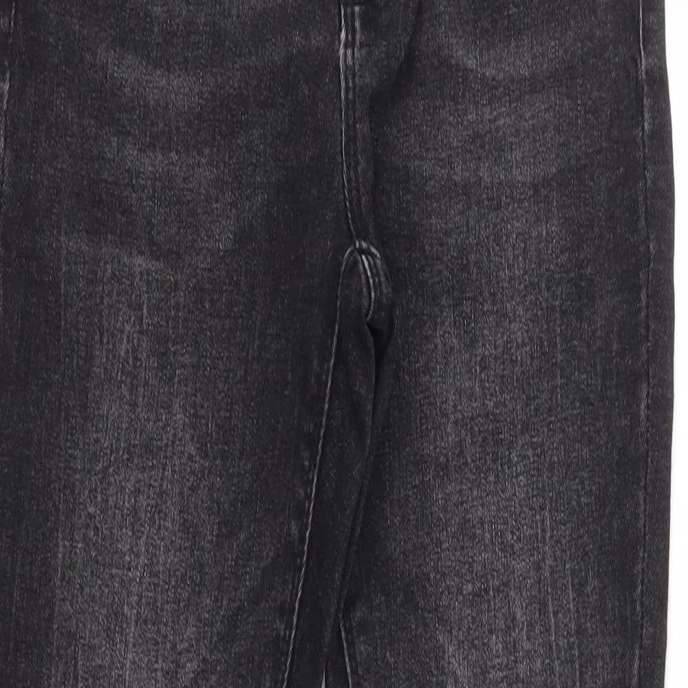 Denim & Co. Womens Black  Denim Skinny Jeans Size 8 L26 in