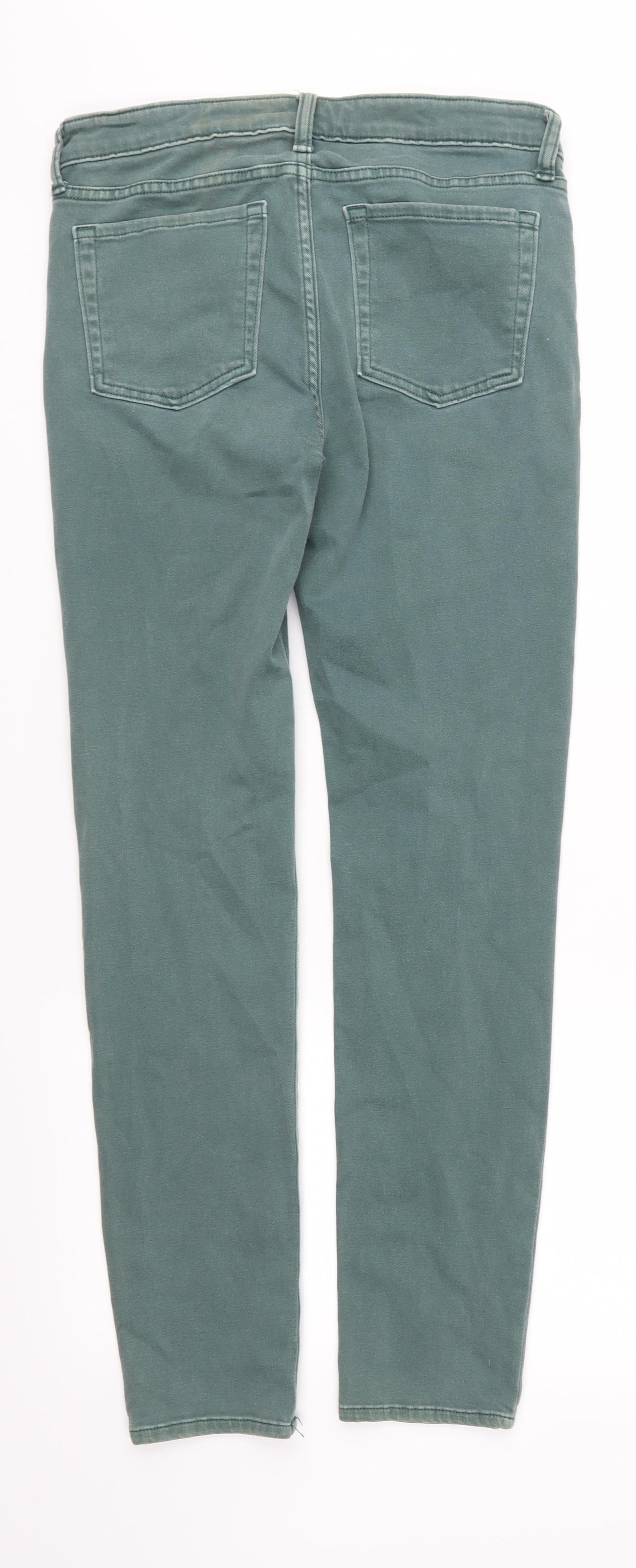 Gap Womens Green  Denim Skinny Jeans Size 8 L30 in