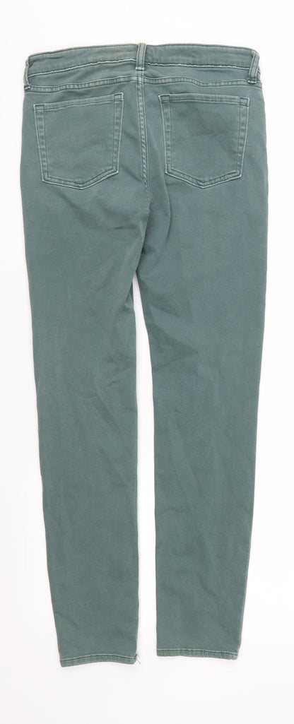 Gap Womens Green  Denim Skinny Jeans Size 8 L30 in