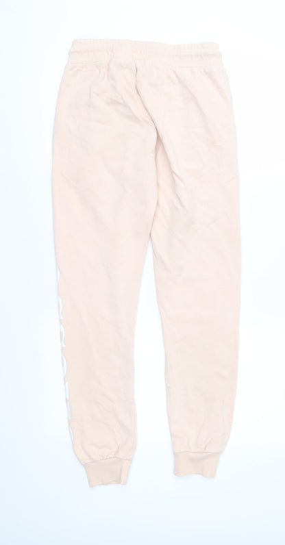 ellesse Womens Pink  Jersey Jogger Trousers Size 30 in L27 in