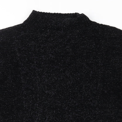 Primark Womens Black  Knit Pullover Jumper Size M