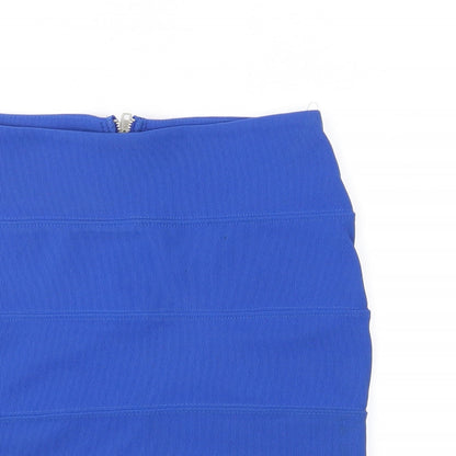 Pilot Womens Blue   Bandage Skirt Size 8