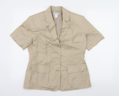 Womens UK Size 12 OPUS Beige Jacket