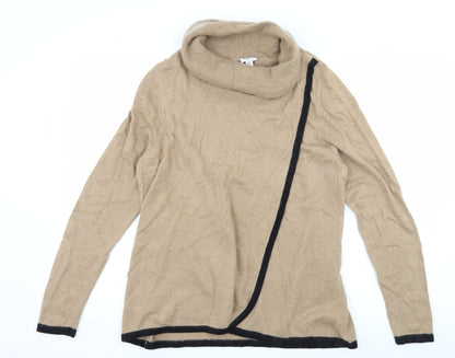 Precis Womens Brown  Knit Pullover Jumper Size M