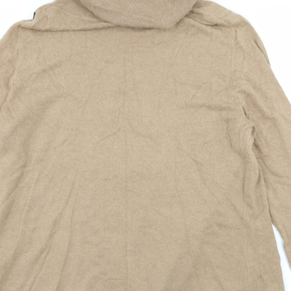 Precis Womens Brown  Knit Pullover Jumper Size M