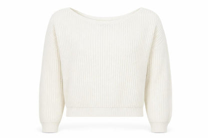 PRETTYLITTLETHING Womens White  Knit Pullover Jumper Size S
