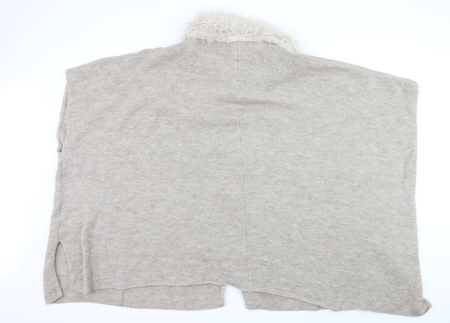 Marks and Spencer Womens Beige  Knit Cardigan Jumper One Size