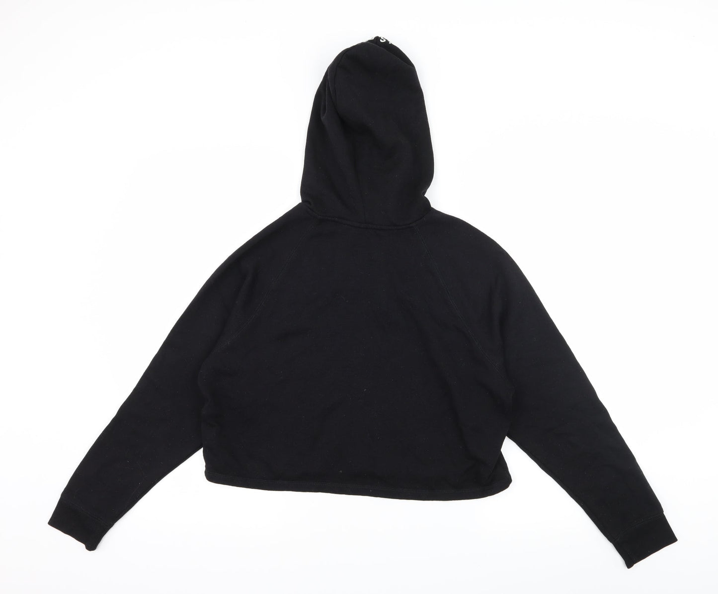 H&M Womens Black  Jersey Pullover Hoodie Size M  - Power to the Girls