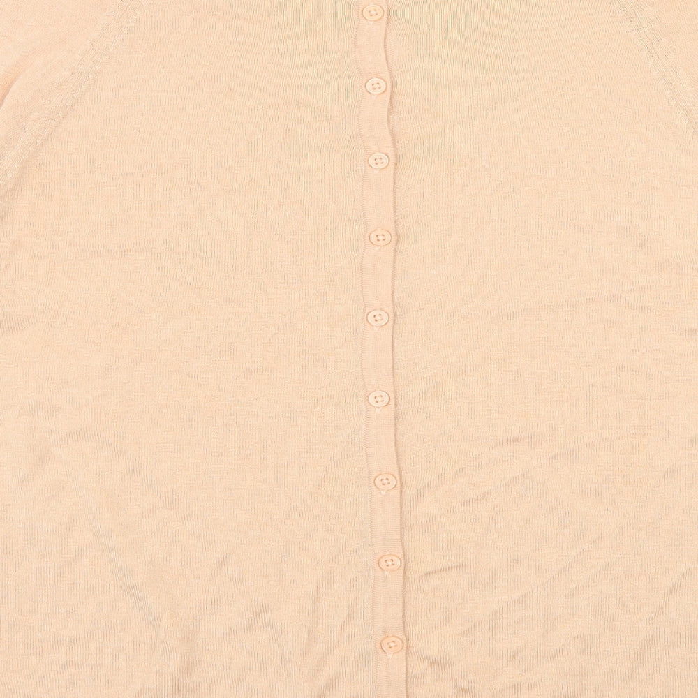 Marks & Spencer Womens Orange  Knit Pullover Jumper Size 14