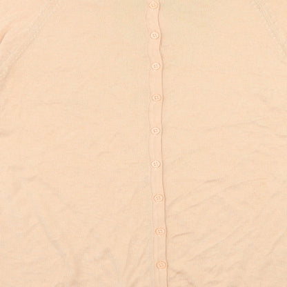 Marks & Spencer Womens Orange  Knit Pullover Jumper Size 14