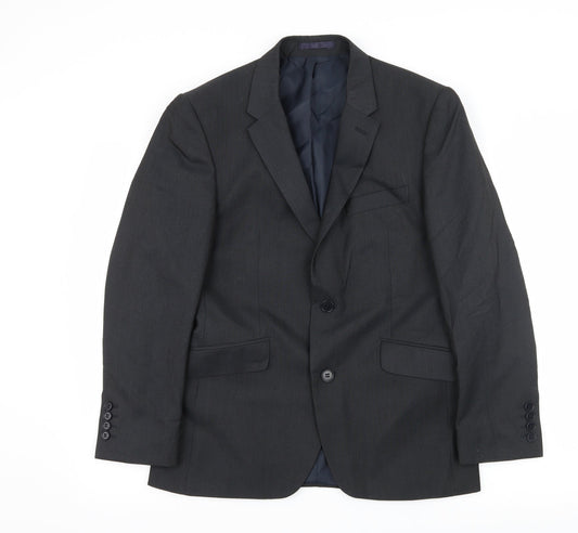 Mens UK Size M Tom English Regular Grey Suit Jacket