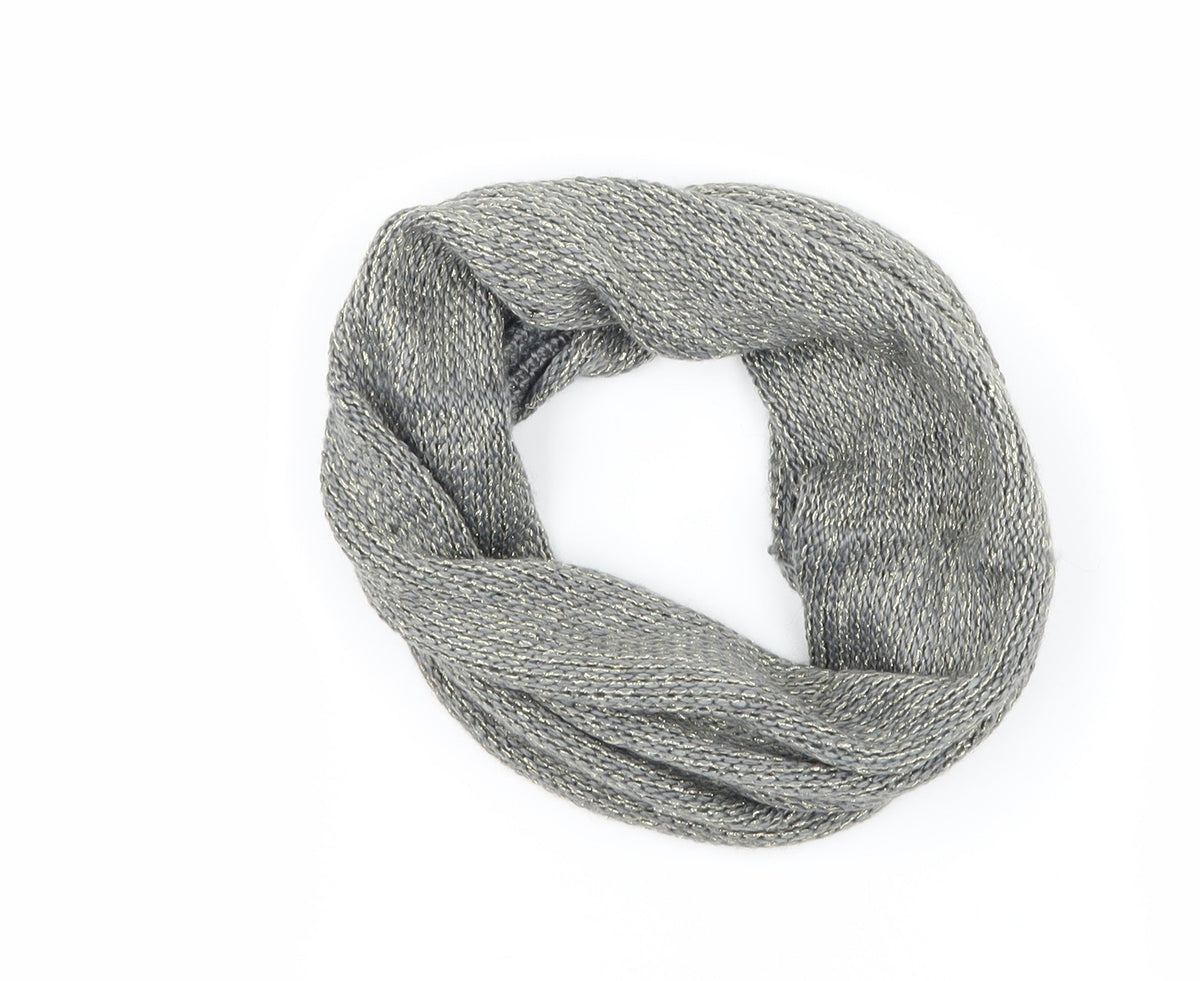 Kit & Pearl Womens Grey  Knit  Scarf   - snood