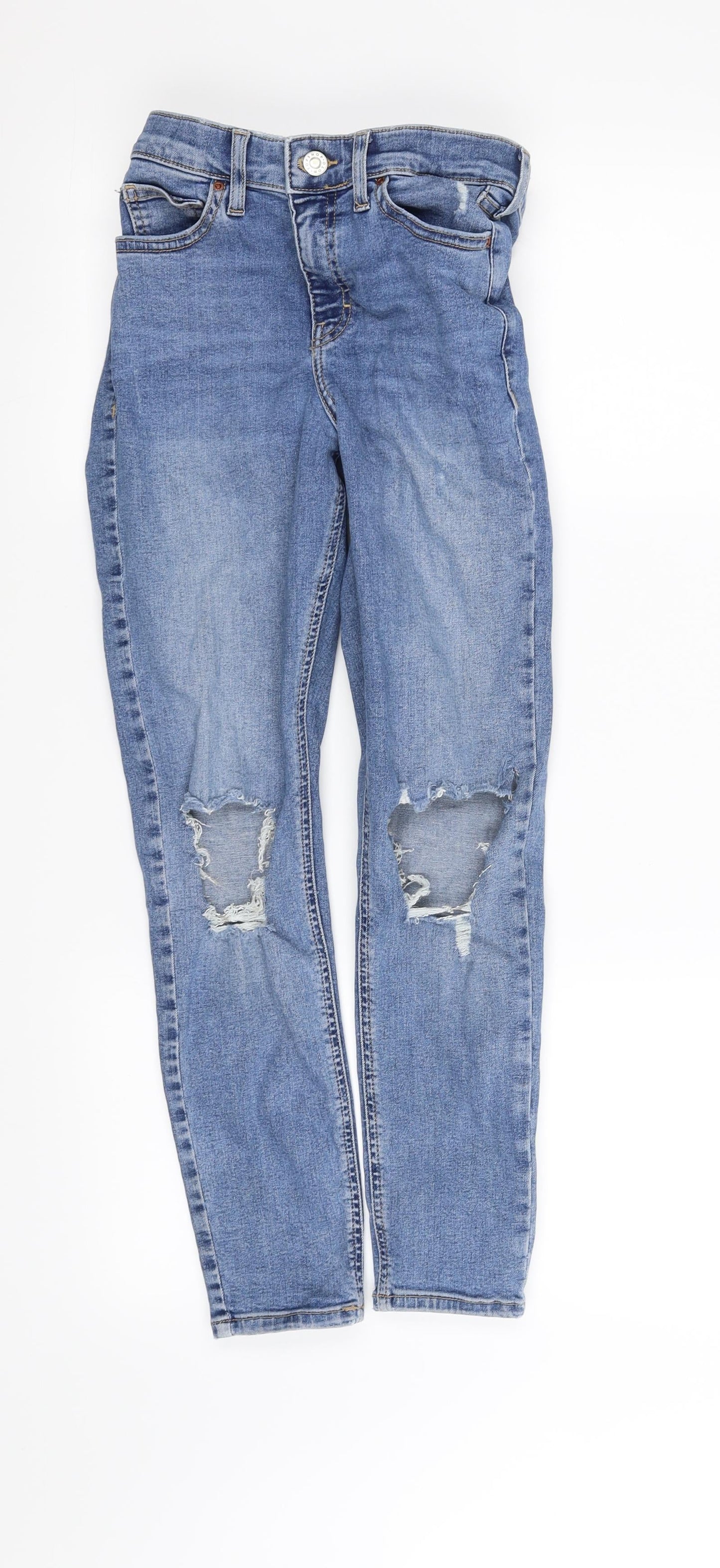 Womens UK Size S Jamie Regular Fit Straight Blue Jeans