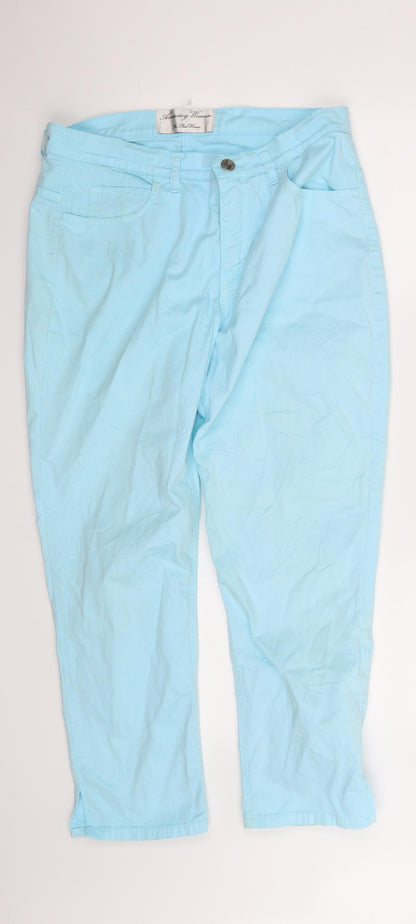 amazing vintage Womens Blue   Straight Jeans Size 14 L27 in
