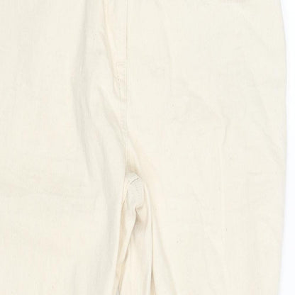 10 Womens Beige   Straight Jeans Size 10 L28 in