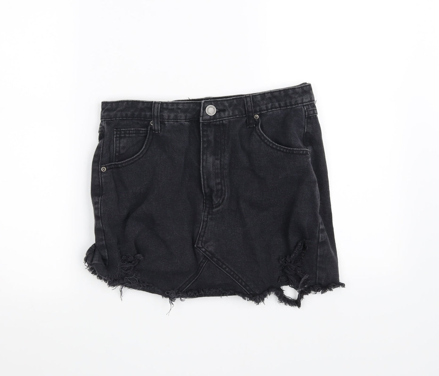 In the Style Womens Black   Mini Skirt Size 10