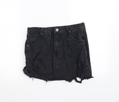 In the Style Womens Black   Mini Skirt Size 10