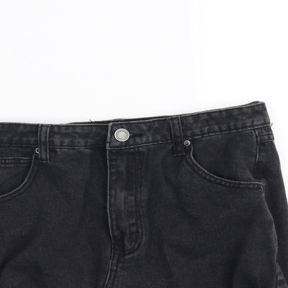 In the Style Womens Black   Mini Skirt Size 10