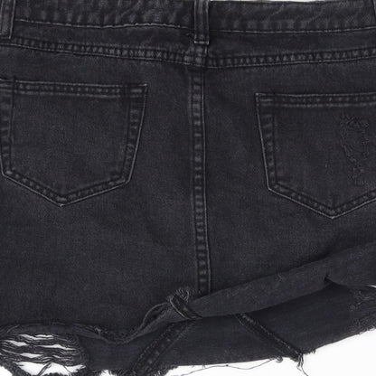 In the Style Womens Black   Mini Skirt Size 10