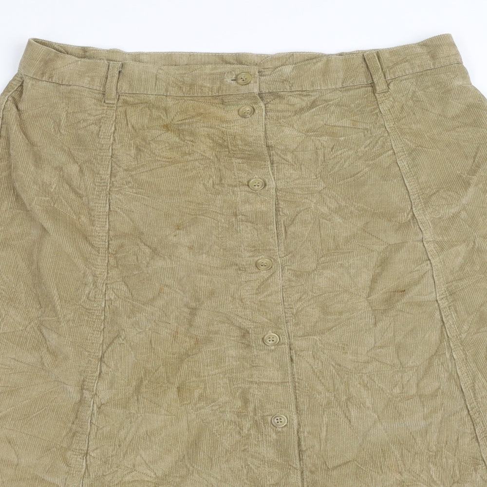 BHS Womens Beige   Mini Skirt Size 16