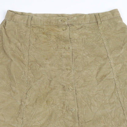 BHS Womens Beige   Mini Skirt Size 16