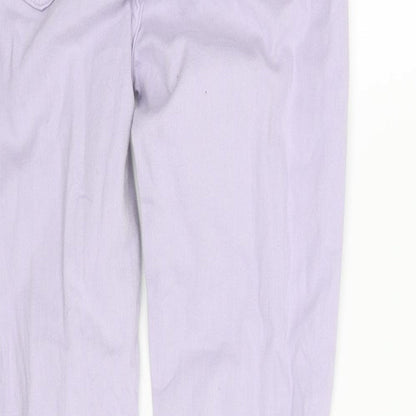 jenna Womens Purple   Straight Jeans Size 6 L28 in