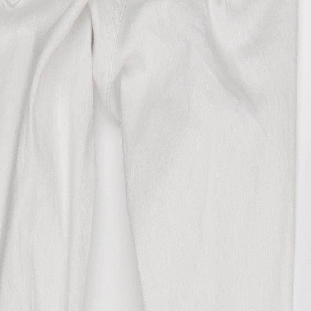 Womens UK Size S jamie Regular Fit Straight White Jeans