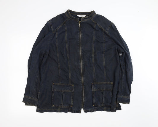 ELVI Womens Blue   Jacket  Size M