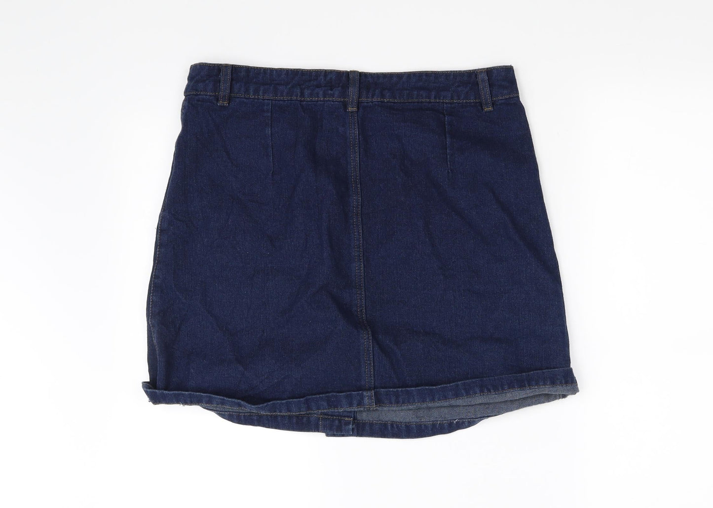 deniem  Womens Blue   Mini Skirt Size 12