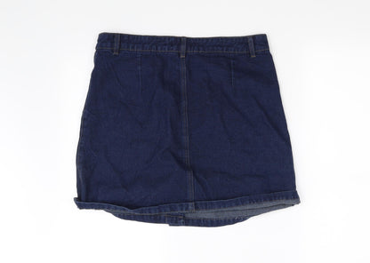 deniem  Womens Blue   Mini Skirt Size 12