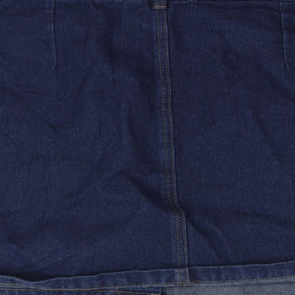 deniem  Womens Blue   Mini Skirt Size 12