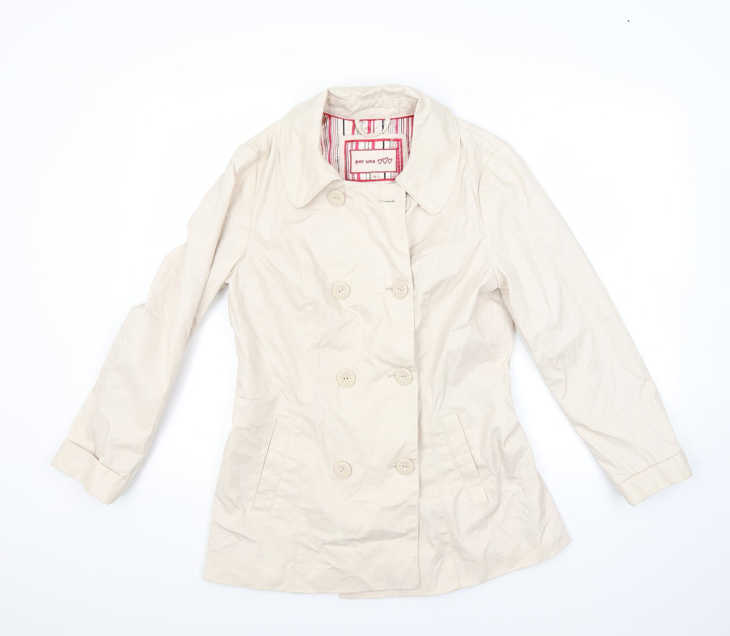 Womens UK Size 10 peruna Beige Jacket
