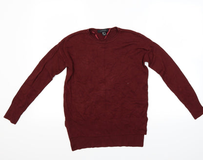 Atmosphere Womens Red  Rayon Pullover Jumper Size 8