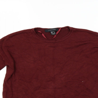 Atmosphere Womens Red  Rayon Pullover Jumper Size 8