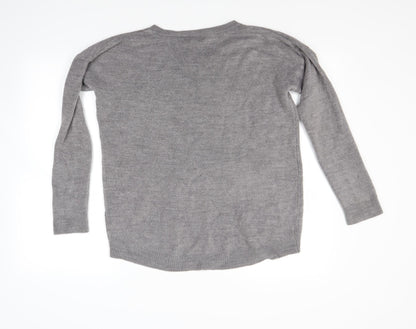Atmosphere Womens Grey   Pullover Jumper Size 10