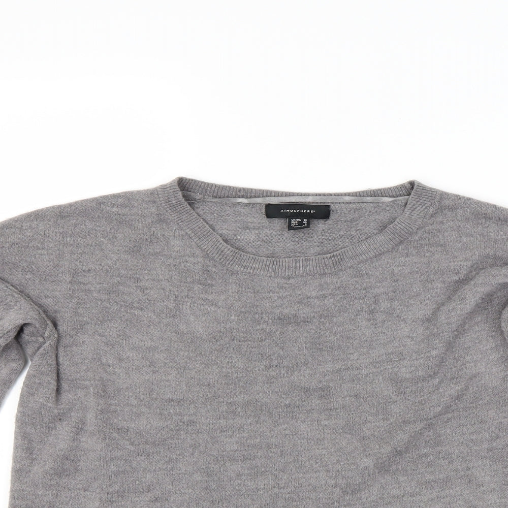 Atmosphere Womens Grey   Pullover Jumper Size 10