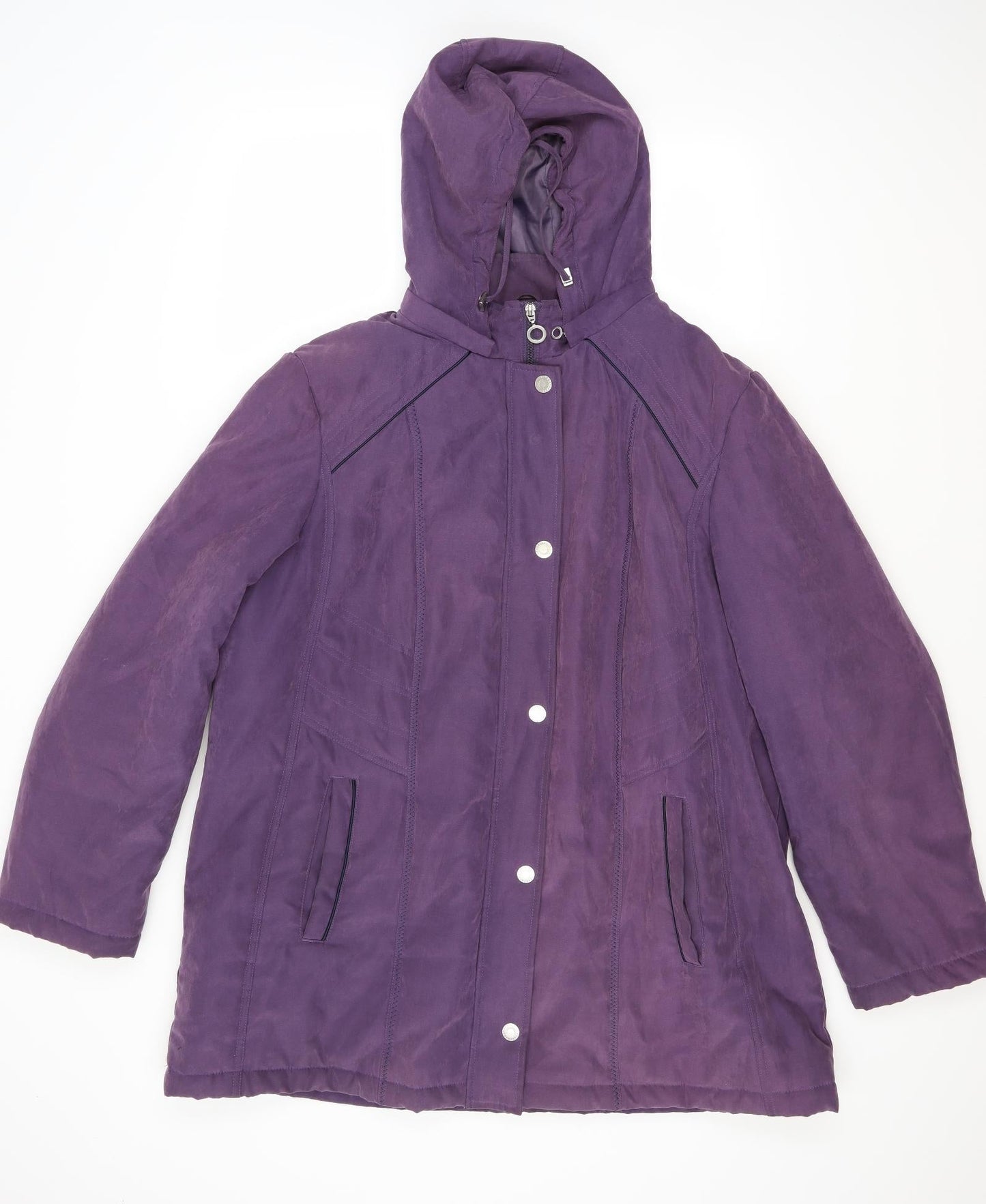 Womens UK Size 2XL anna rose Purple Overcoat