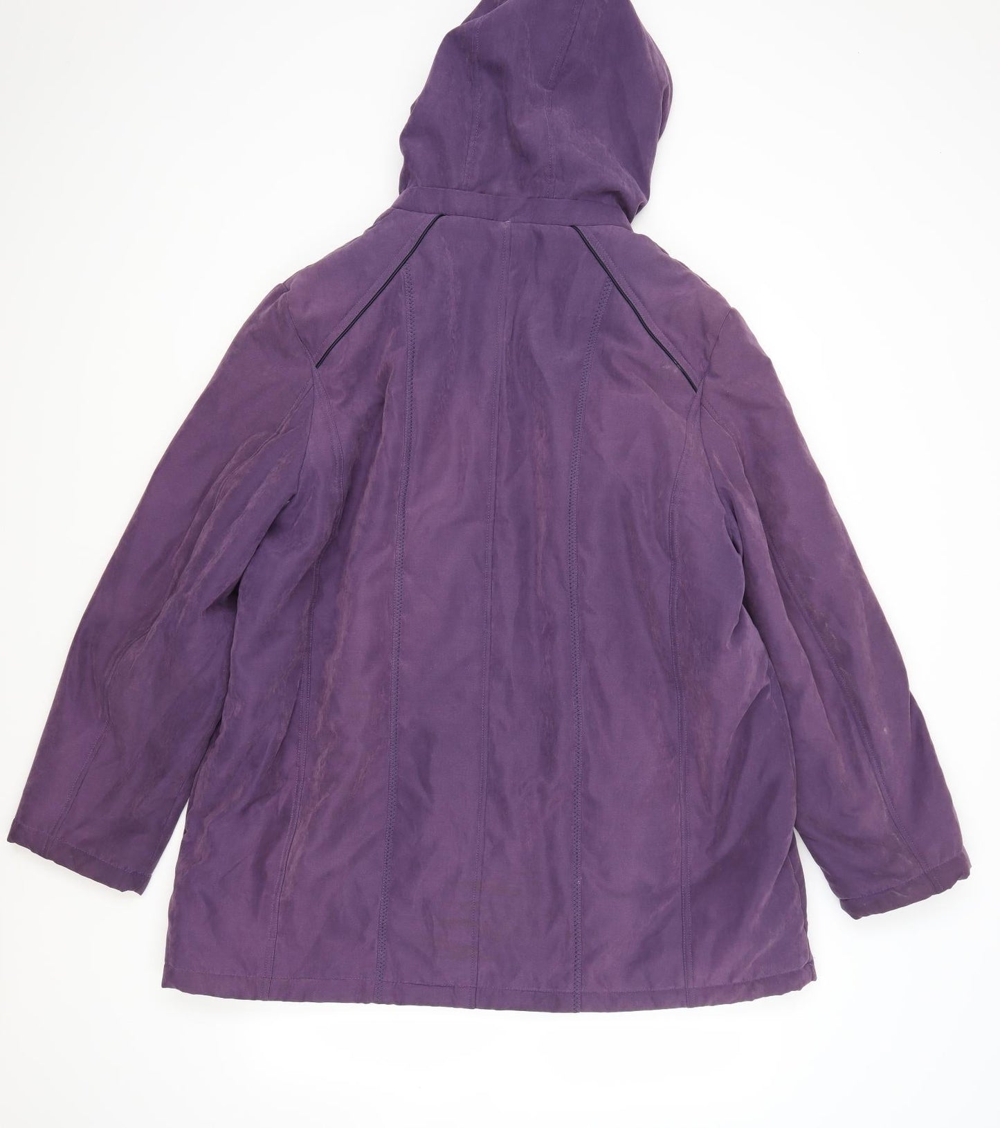 Womens UK Size 2XL anna rose Purple Overcoat