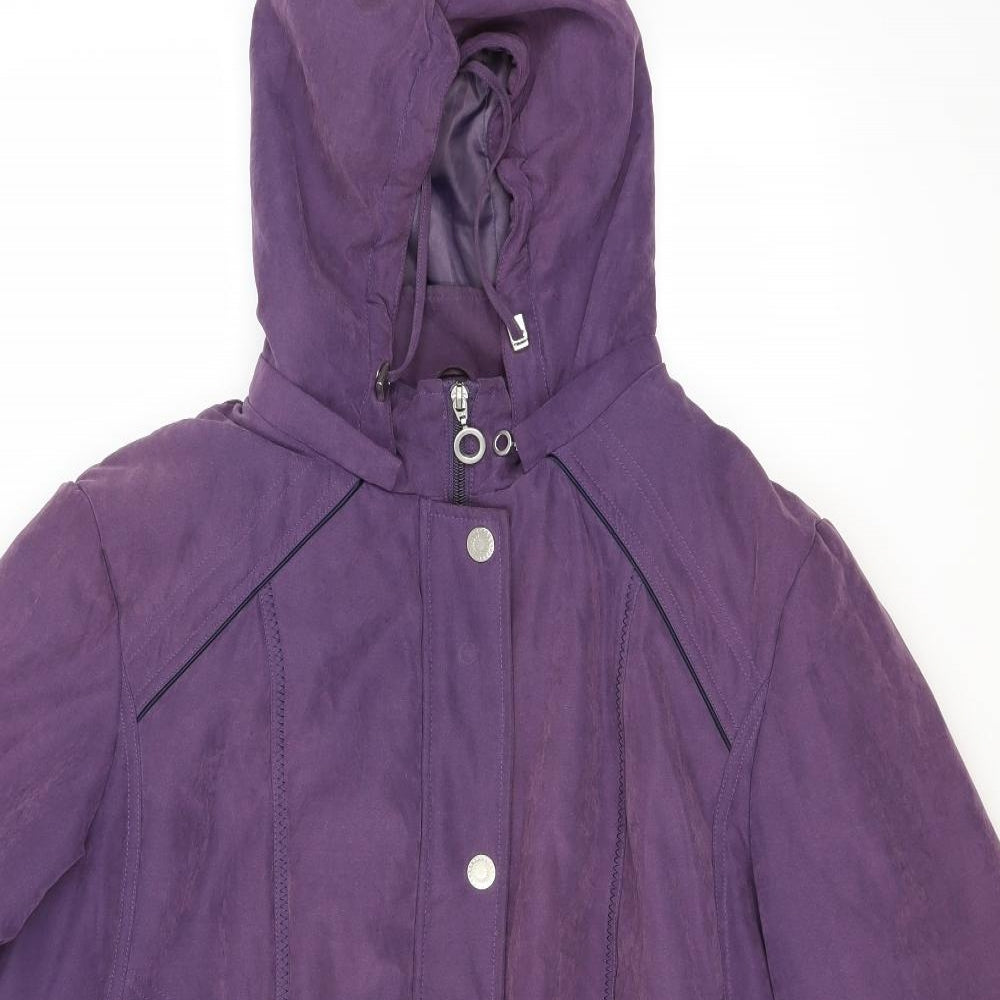 Womens UK Size 2XL anna rose Purple Overcoat