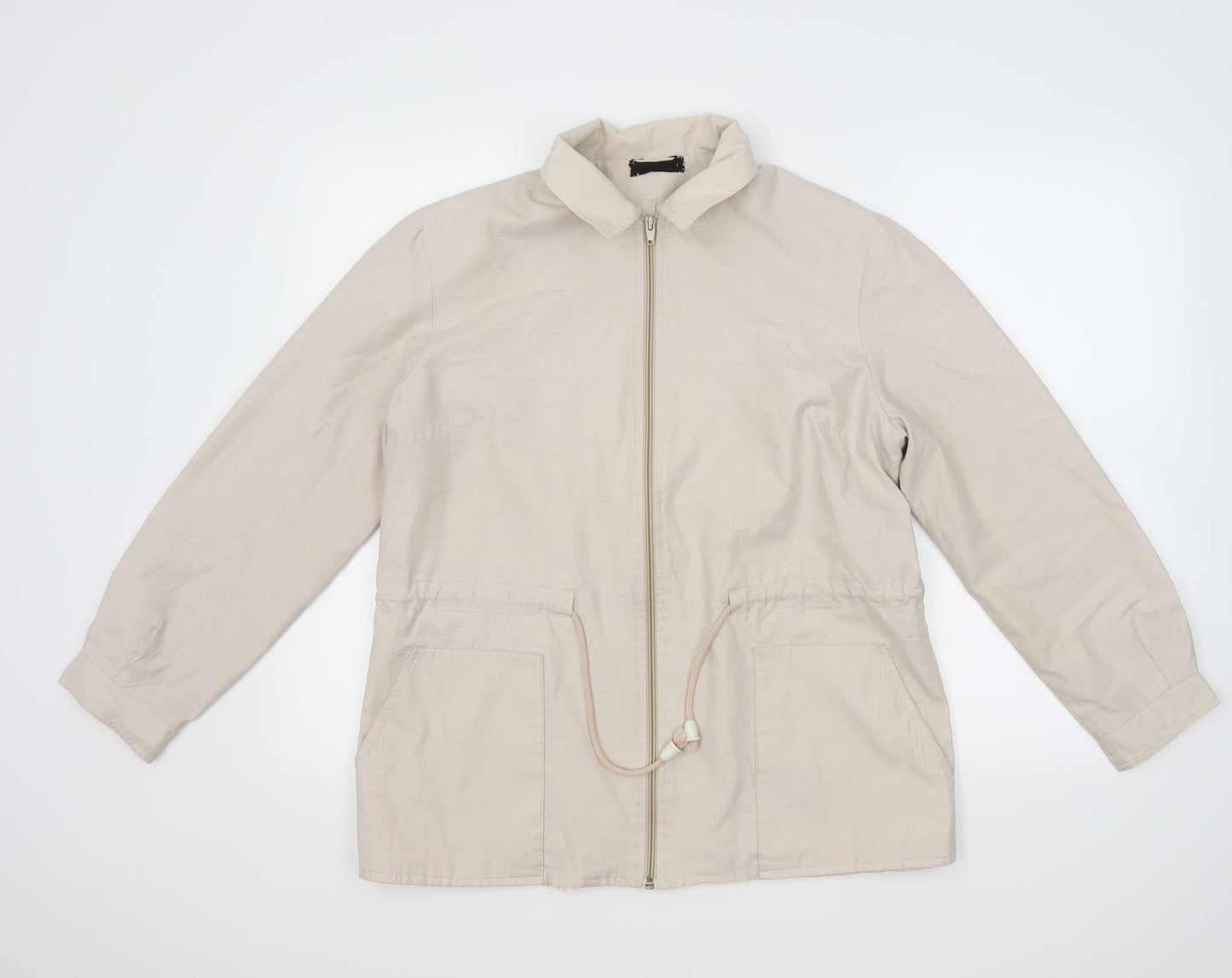 Womens UK Size 12 Preworn Beige Jacket