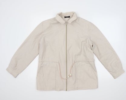 Womens UK Size 12 Preworn Beige Jacket