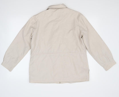 Womens UK Size 12 Preworn Beige Jacket