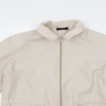 Womens UK Size 12 Preworn Beige Jacket