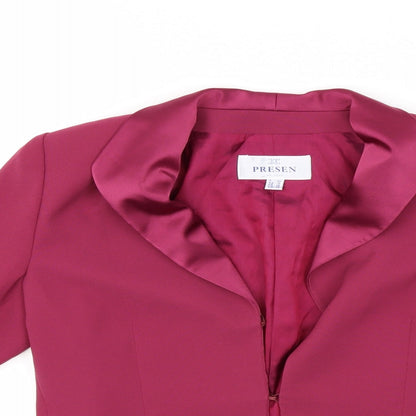 presen Womens Red   Jacket Coat Size 10