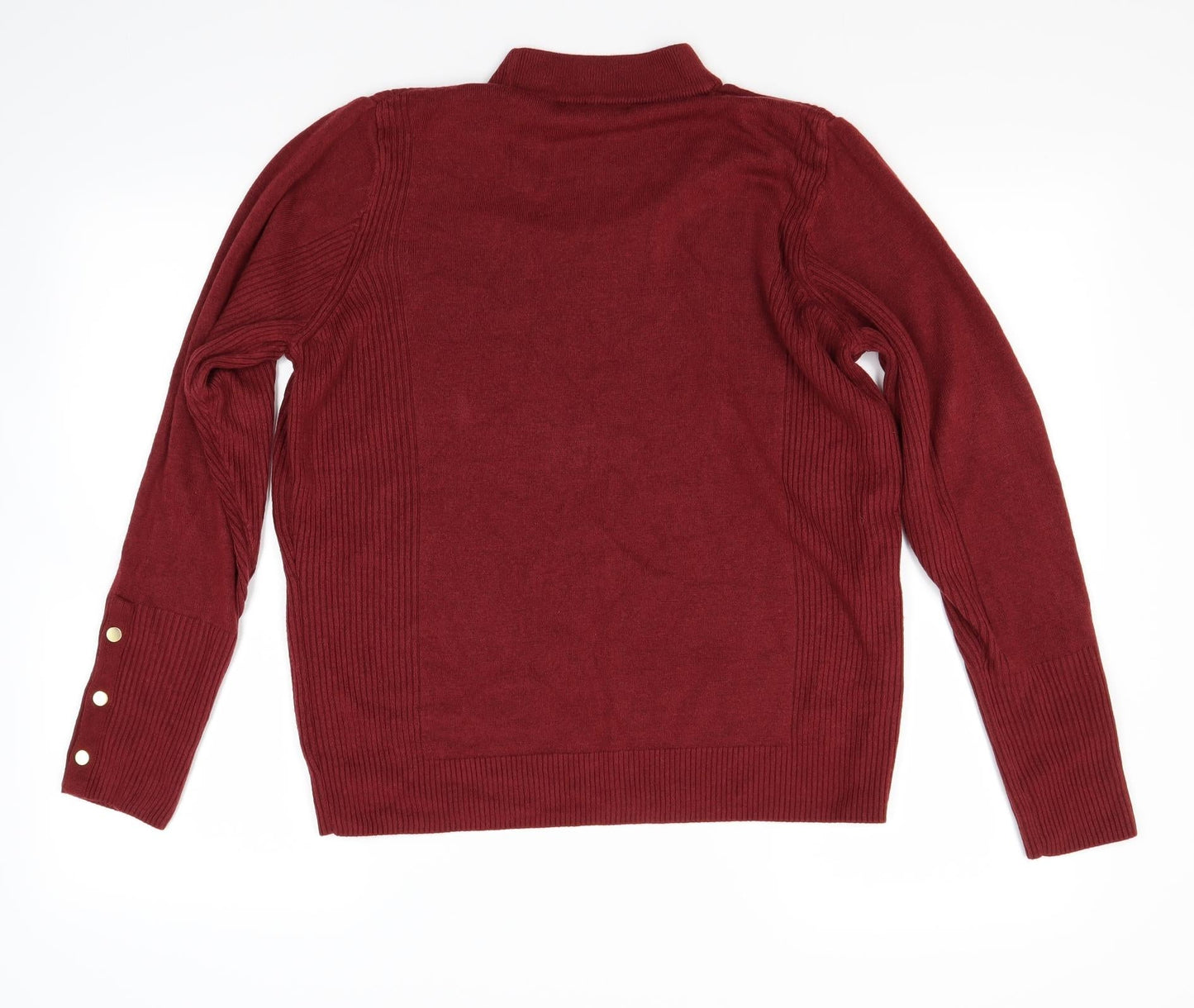 Classic Womens Red   Pullover Jumper Size M
